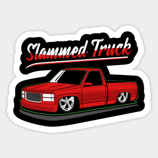 American Truck Slammed Style Sticker